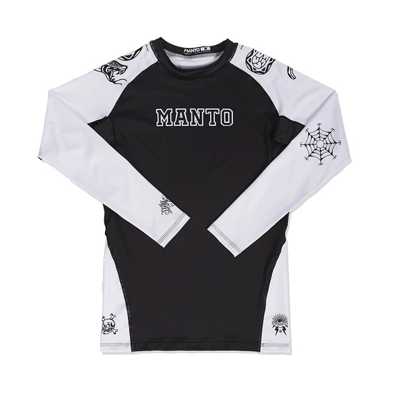 Rashguard z długim rękawem męski Manto Miko Biały