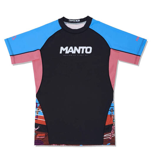 Rashguard z krótkim rękawem męski Manto GYM 2.0