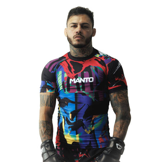 Rashguard z krótkim rękawem męski Manto Rave