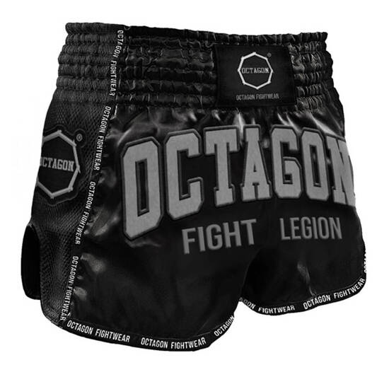 Spodenki treningowe Octagon Muay Thai Fight Legion Czarny/Szary