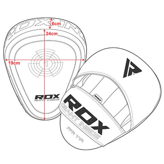 Tarcze bokserskie RDX Strap T1