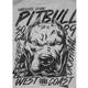 Koszulka męska Pit Bull Grey Dog 